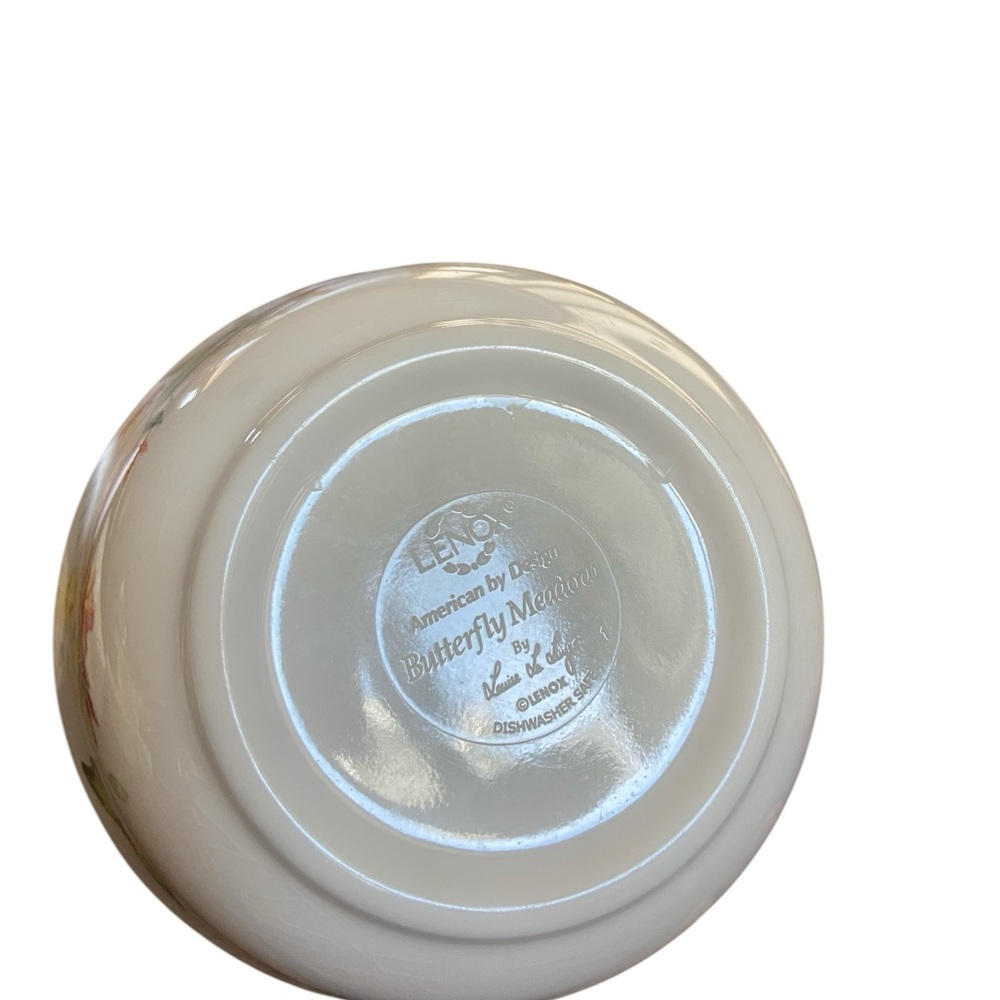 Lenox White Melamine 5pc Pastel Bowl Butterfly Meadow Pattern - Picture 7 of 7